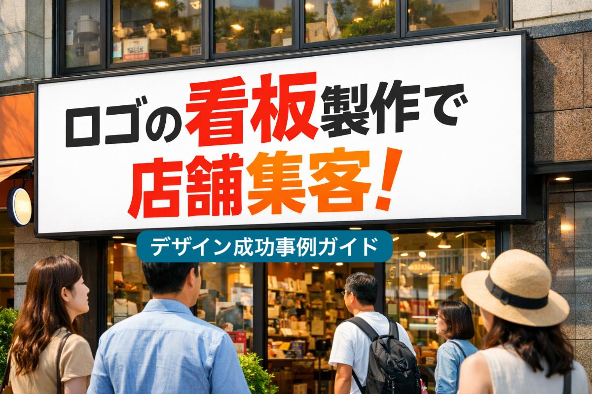ロゴの看板製作で店舗集客!デザイン成功事例ガイド