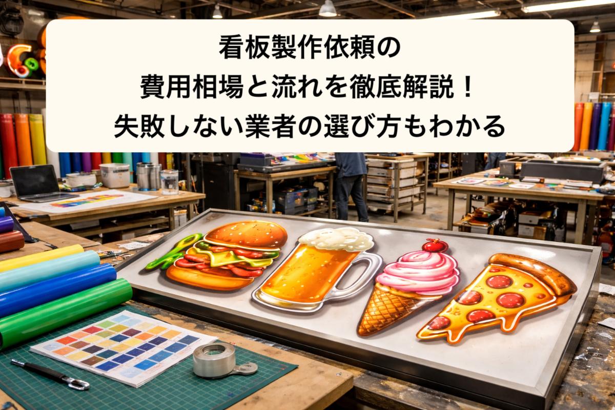 看板製作依頼の費用相場と流れを徹底解説!失敗しない業者の選び方もわかる