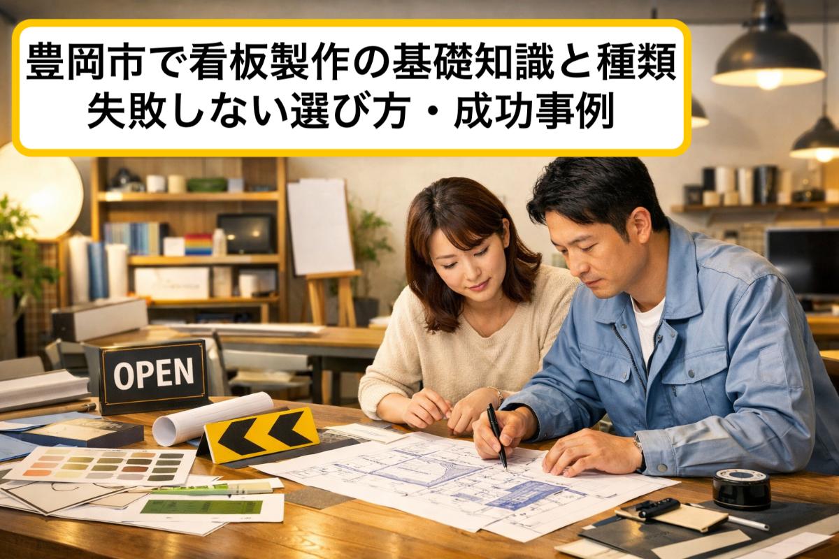 豊岡市で看板製作の基礎知識と種類|失敗しない選び方・成功事例