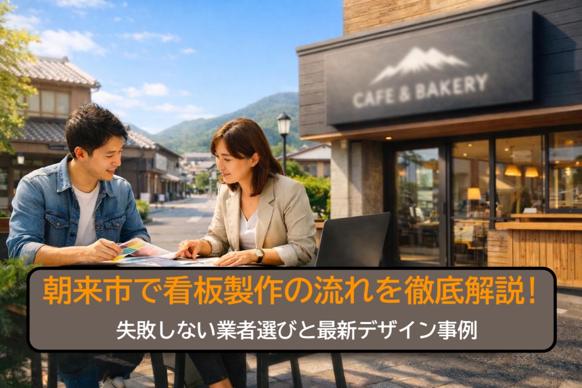 朝来市で看板製作の流れを徹底解説|失敗しない業者選びと最新デザイン事例