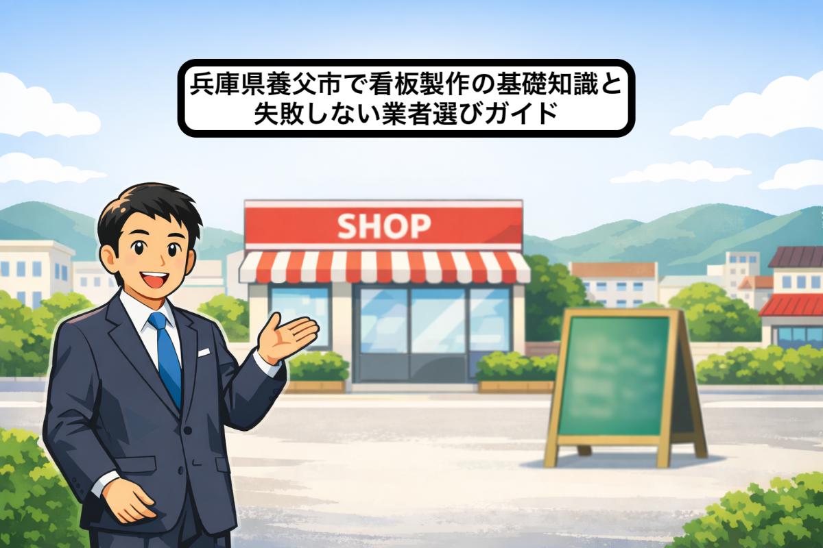 兵庫県養父市で看板製作の基礎知識と失敗しない業者選びガイド