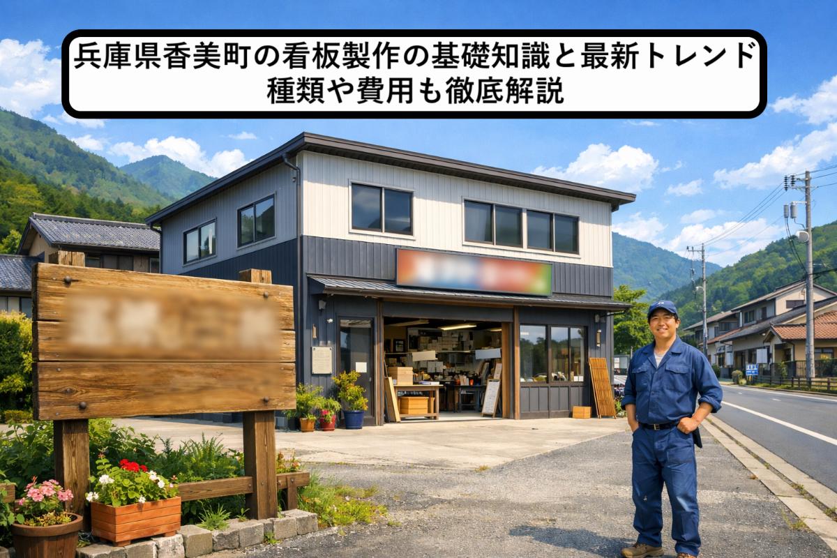 兵庫県香美町の看板製作の基礎知識と最新トレンド|種類や費用も徹底解説